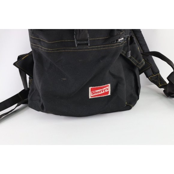 Vintage 90s Distressed Shorty's Skateboards Spell Out Skateboard Holder Backpack - Picture 3 of 11